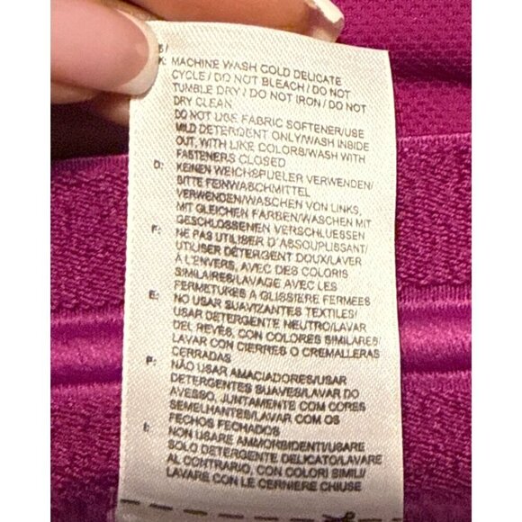 Adidas "Stella McCartney" Women's Shiny Legging 3/4 Pants Sport Capri Fusia Smal - Picture 11 of 16